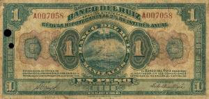 pS822a from Colombia: 1 Peso from 1905