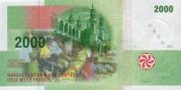 Gallery image for Comoros p17a: 2000 Francs