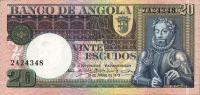 p104a from Angola: 20 Escudos from 1973