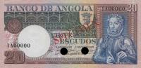 p104ct from Angola: 20 Escudos from 1973