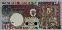 p106s from Angola: 100 Escudos from 1973