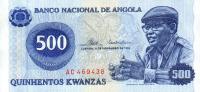 p112a from Angola: 500 Kwanzas from 1976