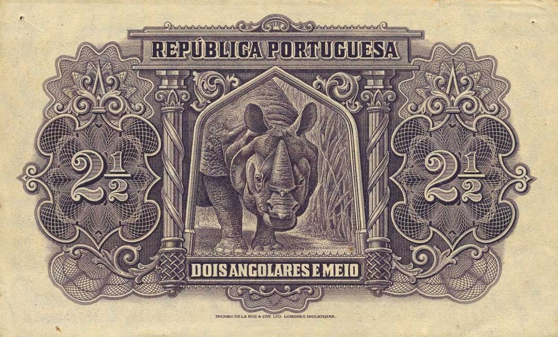 Back of Angola p69: 2.5 Angolares from 1942