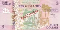 Gallery image for Cook Islands p7s: 3 Dollars