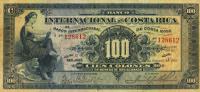 p178b from Costa Rica: 100 Colones from 1930