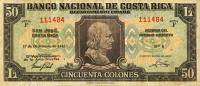 Gallery image for Costa Rica p207b: 50 Colones