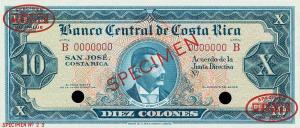 Gallery image for Costa Rica p229s: 10 Colones