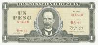 p102d from Cuba: 1 Peso from 1988