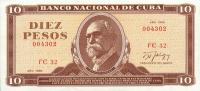 Gallery image for Cuba p104d: 10 Pesos