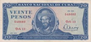 p105b from Cuba: 20 Pesos from 1978