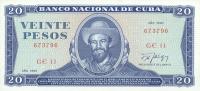 Gallery image for Cuba p105d: 20 Pesos