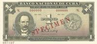 Gallery image for Cuba p106s: 1 Peso