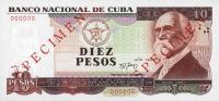 Gallery image for Cuba p109s: 10 Pesos