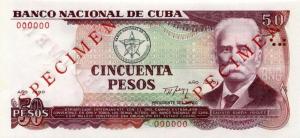 p111s from Cuba: 50 Pesos from 1990