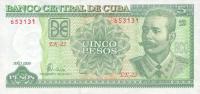 Gallery image for Cuba p116k: 5 Pesos