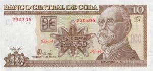 p117g from Cuba: 10 Pesos from 2004