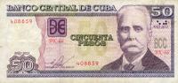 Gallery image for Cuba p123h: 50 Pesos