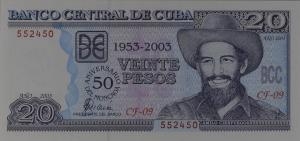 Gallery image for Cuba p126: 20 Pesos
