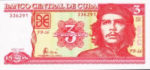 p127b from Cuba: 3 Pesos from 2005