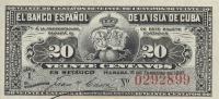 p53a from Cuba: 20 Centavos from 1897