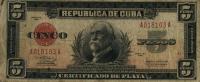 Gallery image for Cuba p70d: 5 Pesos