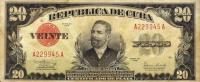 p72d from Cuba: 20 Pesos from 1938