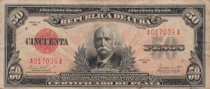 p73b from Cuba: 50 Pesos from 1936