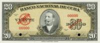 Gallery image for Cuba p80s2: 20 Pesos