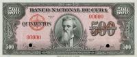Gallery image for Cuba p83s: 500 Pesos