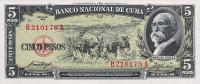 Gallery image for Cuba p91a: 5 Pesos