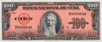 Gallery image for Cuba p93a: 100 Pesos from 1959