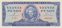 p97a from Cuba: 20 Pesos from 1961