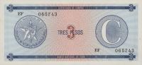 Gallery image for Cuba pFX20: 3 Pesos