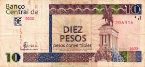 pFX49a from Cuba: 10 Pesos Convertibles from 2006