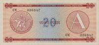 pFX5 from Cuba: 20 Pesos from 1985