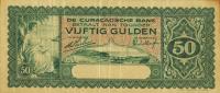 p18 from Curacao: 50 Gulden from 1930