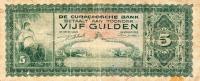 p25a from Curacao: 5 Gulden from 1943