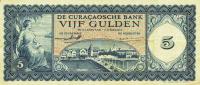 p45a from Curacao: 5 Gulden from 1958