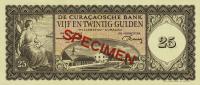 p53s from Curacao: 25 Gulden from 1960