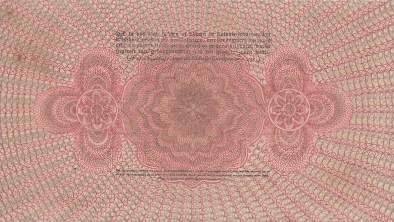 Back of Curacao p7Cr: 2.5 Gulden from 1920