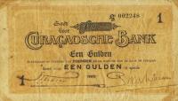 p7F from Curacao: 1 Gulden from 1920