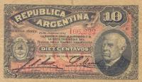 p228a from Argentina: 10 Centavos from 1895