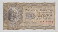 Gallery image for Argentina p261: 50 Centavos from 1951