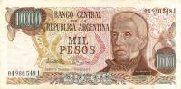 Gallery image for Argentina p304a: 1000 Pesos from 1976