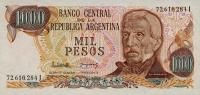 p304d from Argentina: 1000 Pesos from 1976