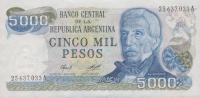 p305a from Argentina: 5000 Pesos from 1977