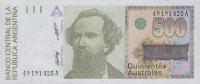 p328a from Argentina: 500 Austral from 1988