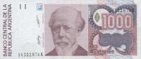 p329a from Argentina: 1000 Austral from 1988