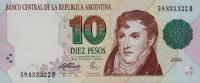 Gallery image for Argentina p342b: 10 Pesos