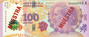 p358s from Argentina: 100 Pesos from 2012